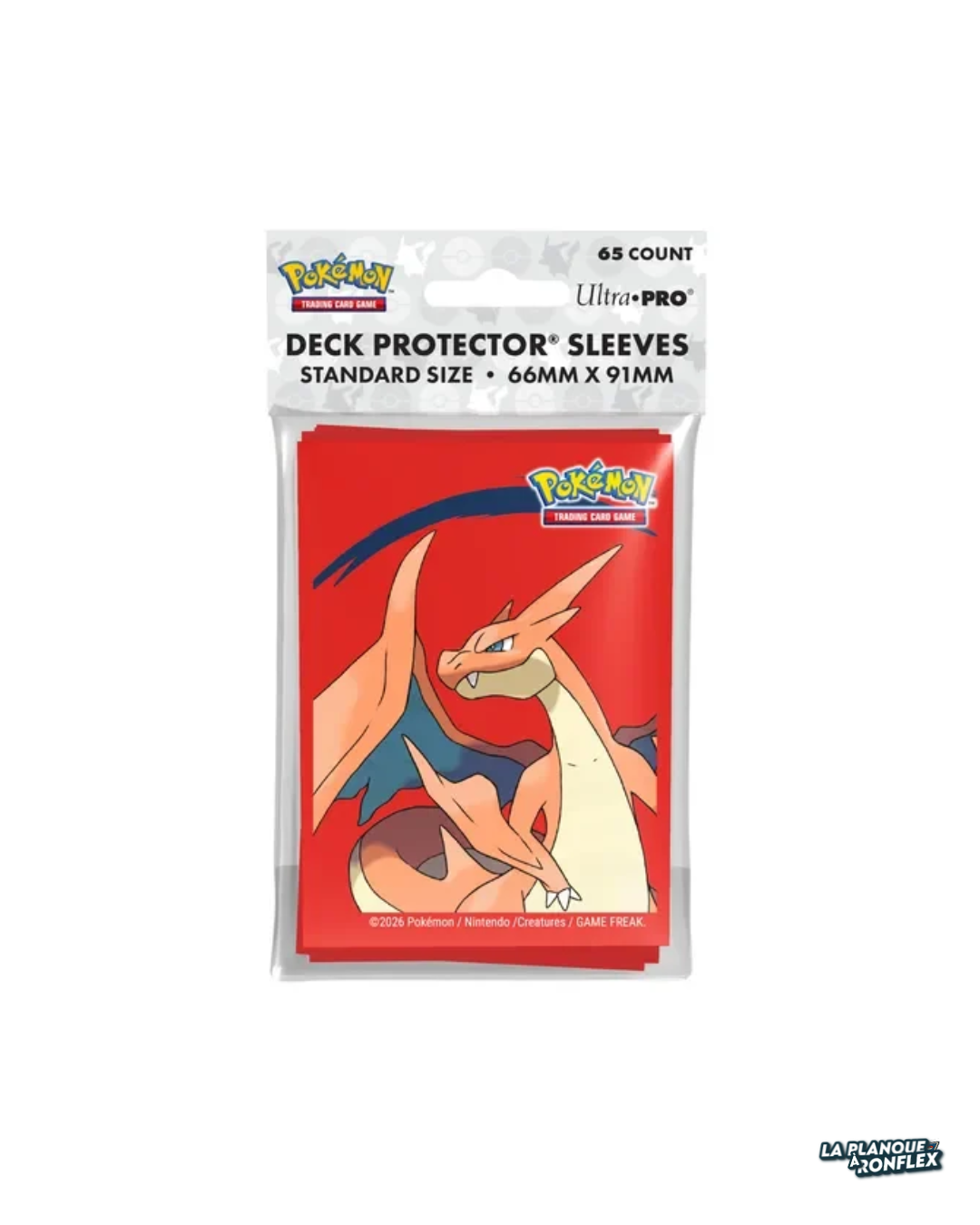 Sleeves Méga-Dracaufeu Y – 65 Protège-Cartes