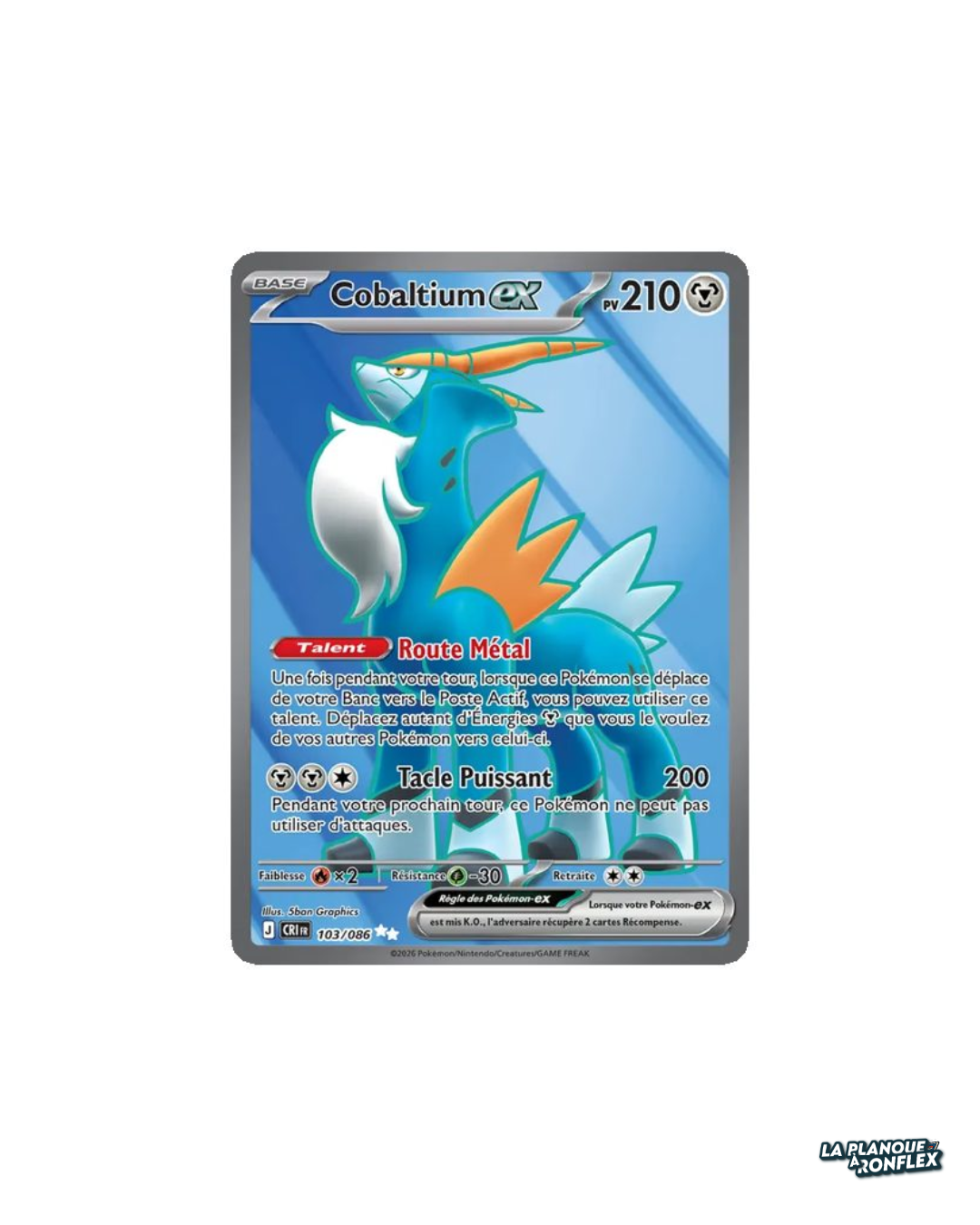 Cobaltium-ex Full Art 103 – Chaos Ascendant
