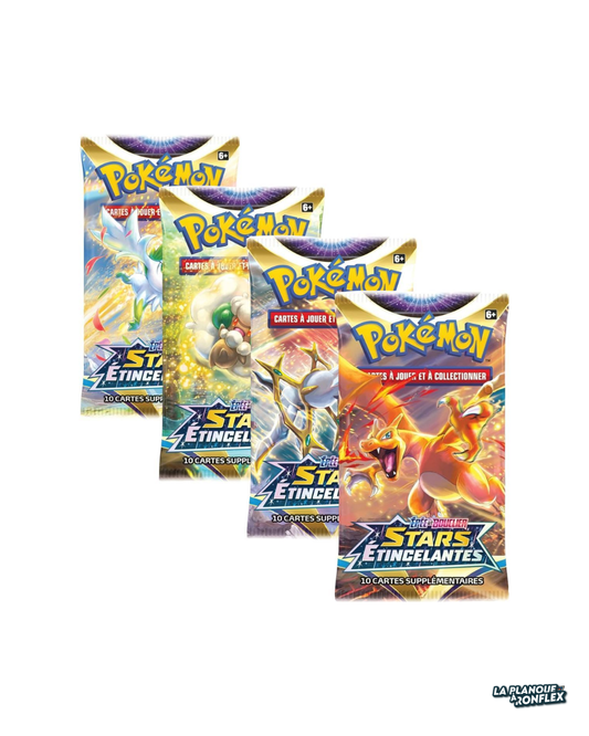 Artset 4 Boosters Pokémon – Stars Étincelantes