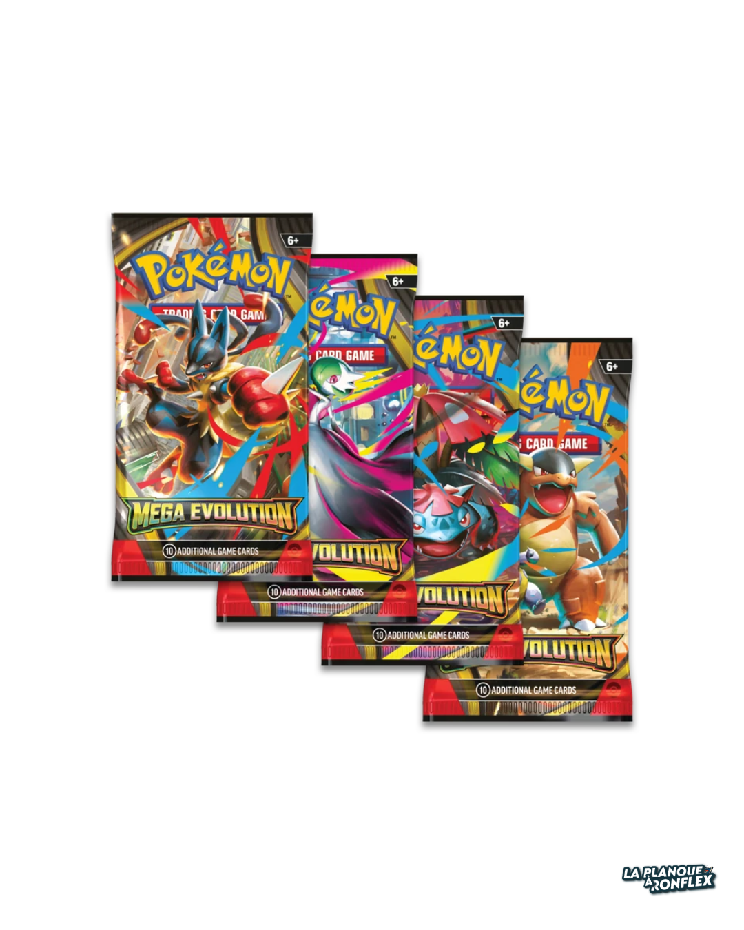 Artset 4 Boosters Pokémon – Méga-Évolution