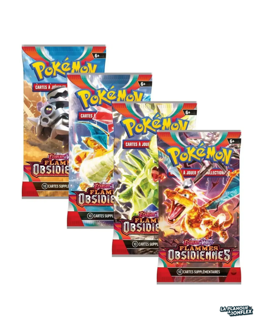 Booster Pokémon Écarlate et Violet – Flammes Obsidiennes