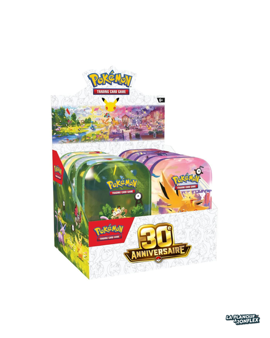 Mini Tin Pokémon 2 Boosters Célébrations 30 Ans