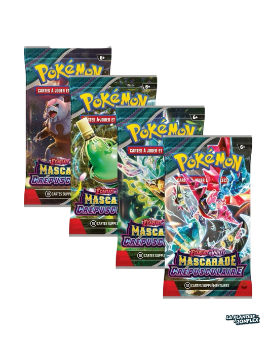 Booster Pokémon Écarlate et Violet – Mascarade Crépusculaire