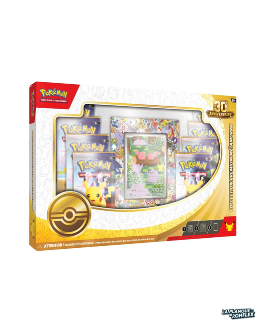 Coffret Collection Premium Métamorph 8 Boosters – Célébrations 30 Ans