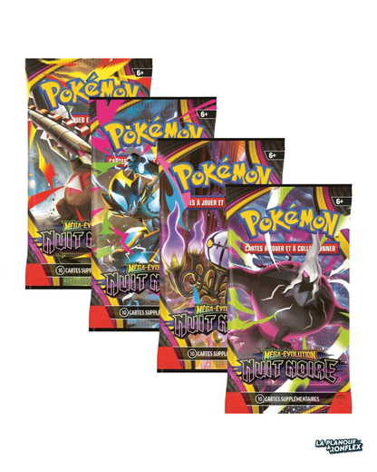 Booster Pokémon Méga-Évolution – Nuit Noire