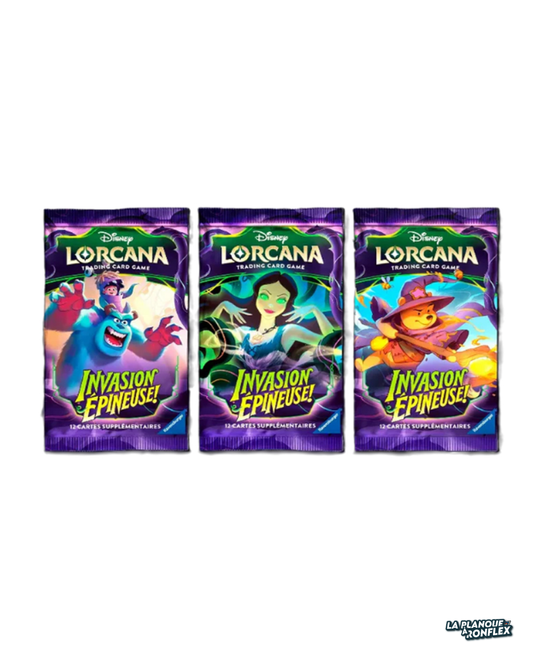 Artset 3 Boosters Disney Lorcana – Invasion Épineuse !