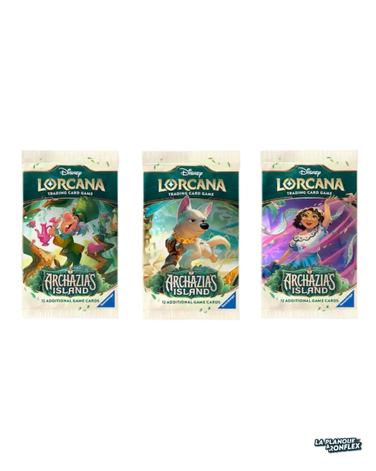 Artset 3 Boosters Disney Lorcana – L’Île d’Archazia