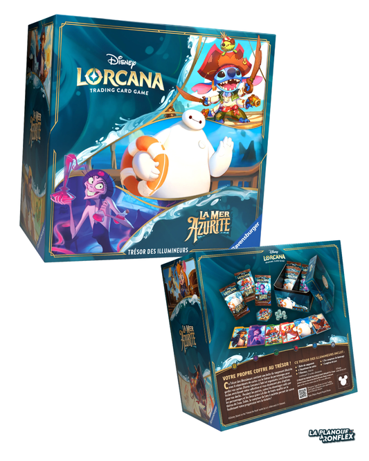 Coffret Trésor des Illumineurs Disney Lorcana – La Mer Azurite