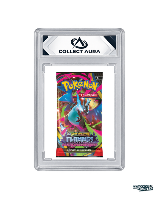 Booster Pokémon Gradé Collect Aura 10 – Méga-Dracaufeu X – Flammes Fantasmagoriques