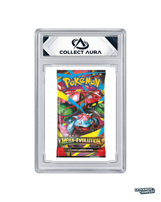 Booster Pokémon Gradé Collect Aura 10 – Méga Florizarre – Méga-Évolution