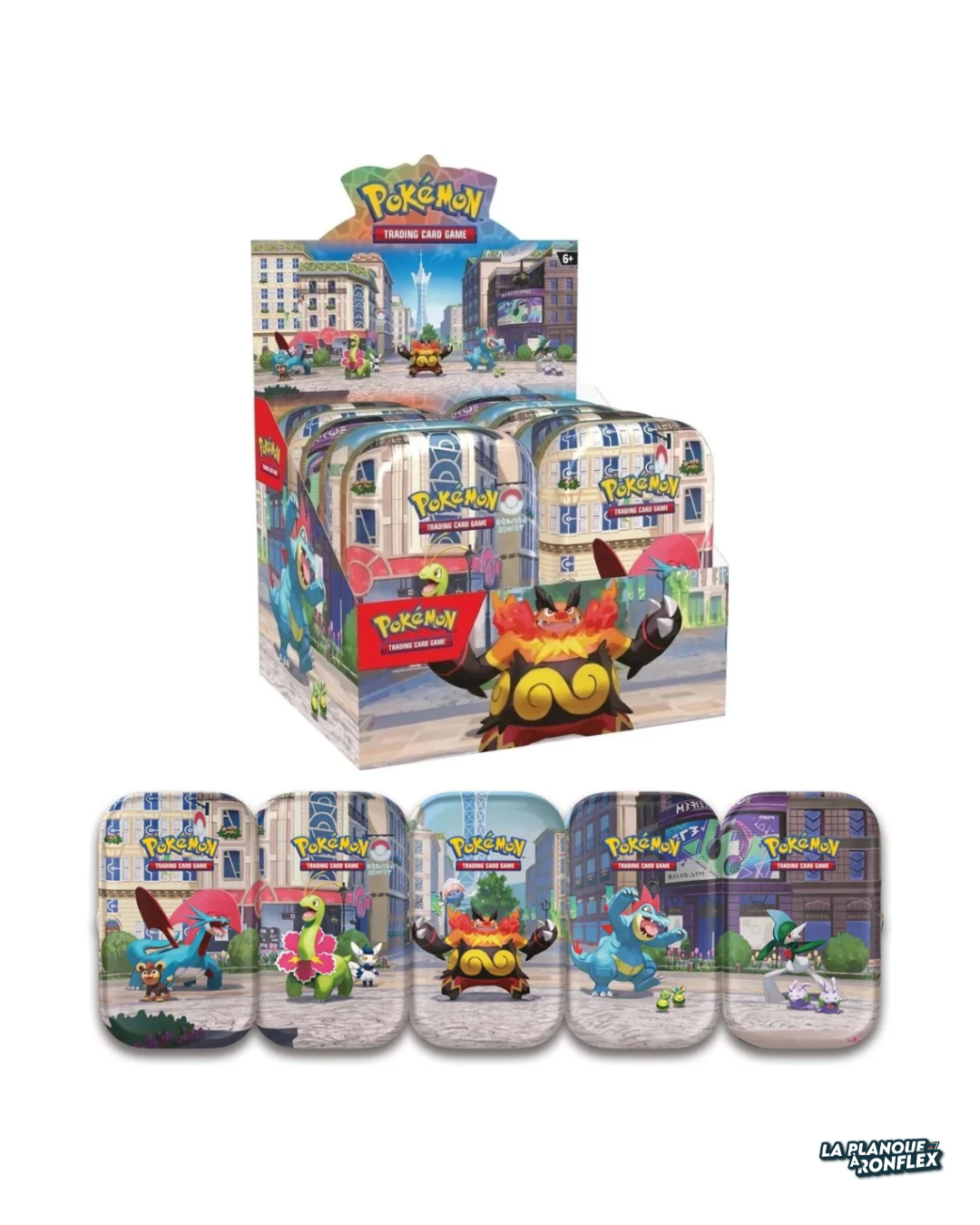 Display Pokémon Mini Tin – Ville d’Illumis