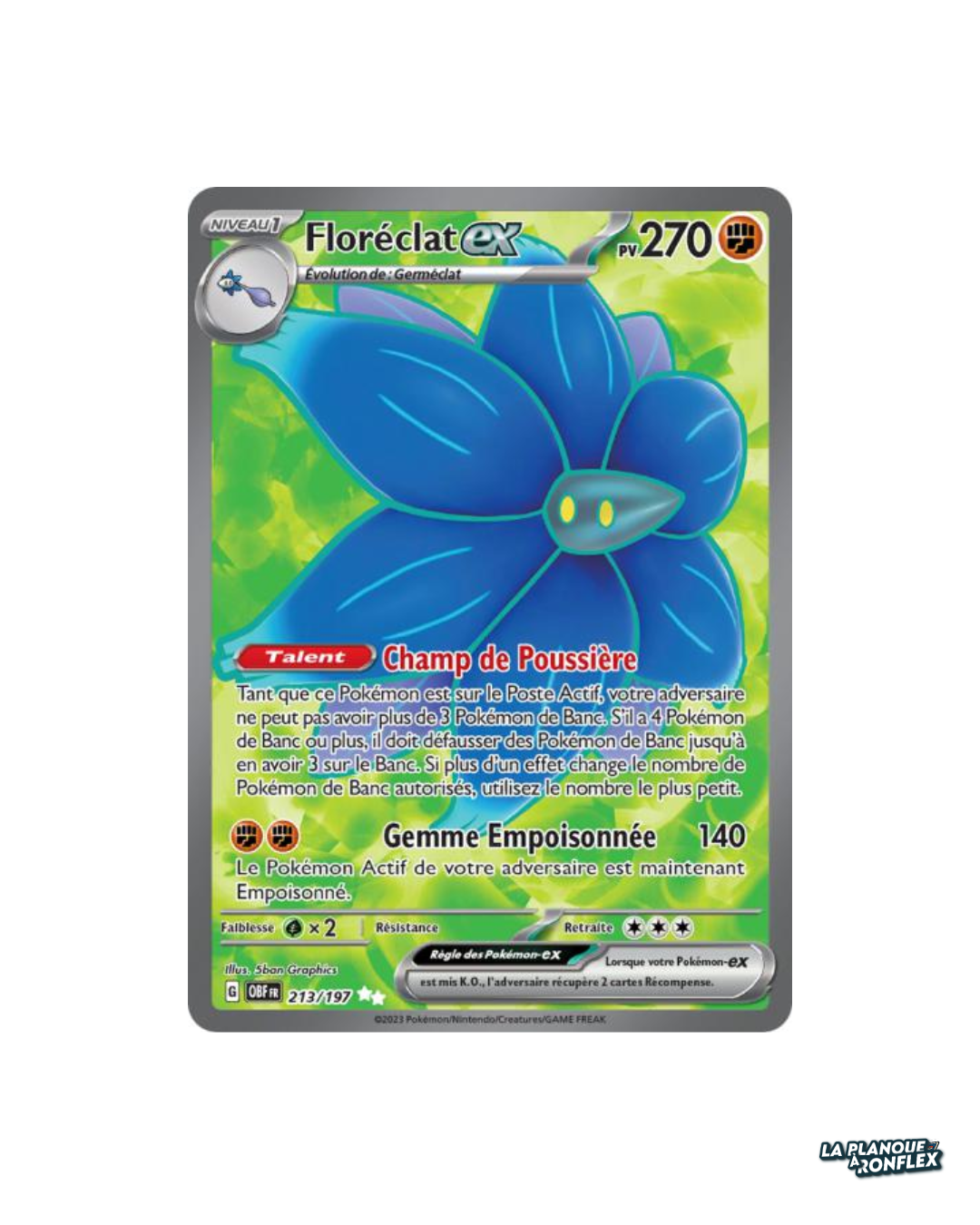 Floréclat ex – Flammes Obsidiennes 213/197