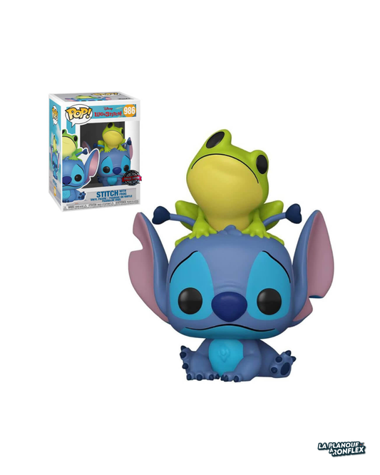 Funko Pop! Lilo & Stitch 986 – Stitch avec Grenouille