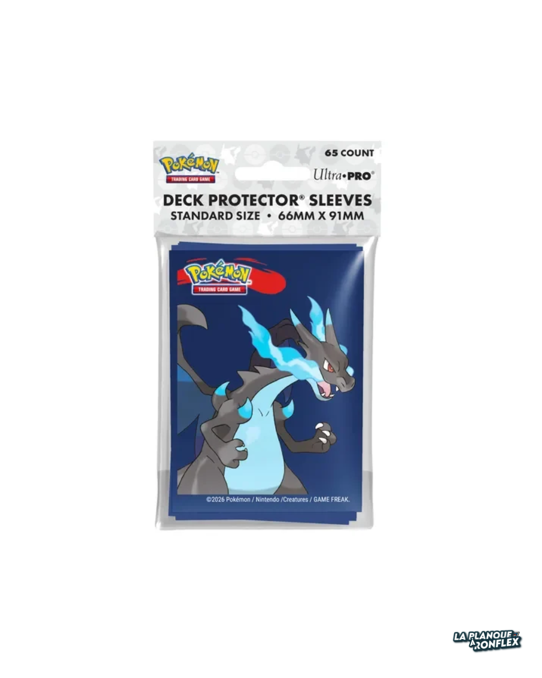 Sleeves Méga-Dracaufeu X – 65 Protège-Cartes