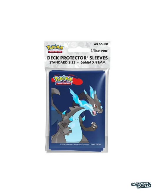 Sleeves Méga-Dracaufeu X – 65 Protège-Cartes
