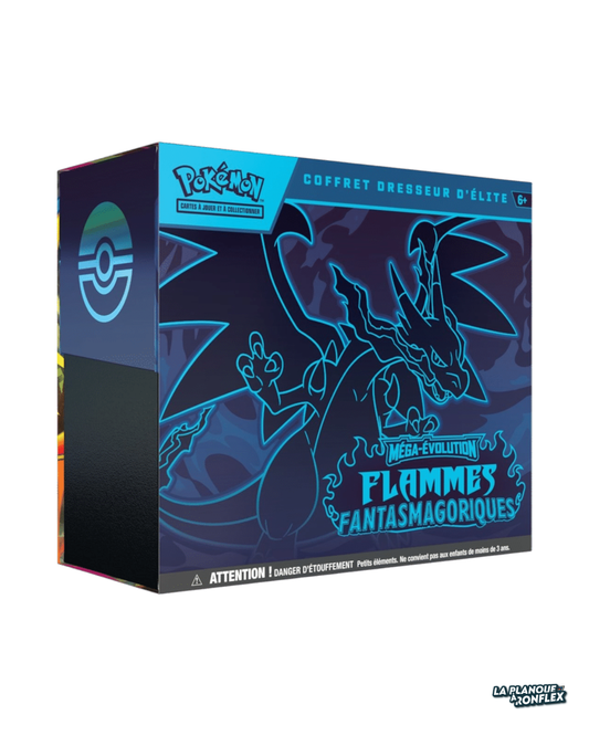 Coffret Dresseur d’Élite ETB – Flammes Fantasmagoriques