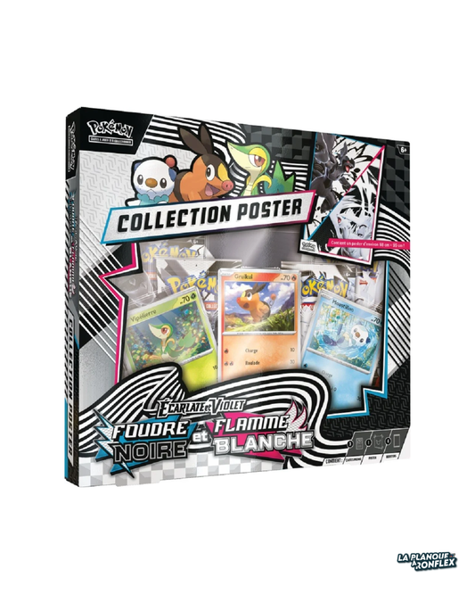 Coffret Poster Pokémon – Flamme Blanche & Foudre Noire
