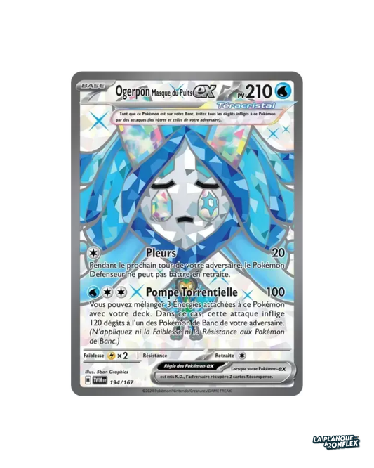 Ogerpon Masque du Puits Full Art – Mascarade Crépusculaire 194/167