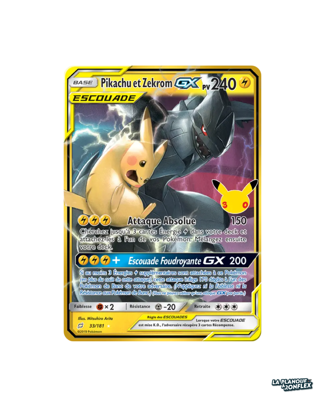 Pikachu et Zekrom 33 – Célébrations 30 Ans