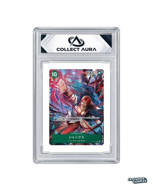Carte One Piece Gradée Collect Aura 9.5 – Shanks OP13-028 – Carrying On His Will